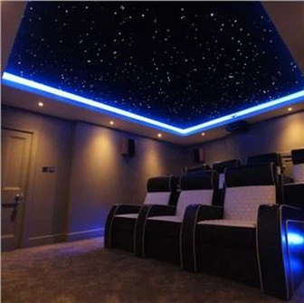 Optisko šķiedru komplekti zvaigžņu griestiem