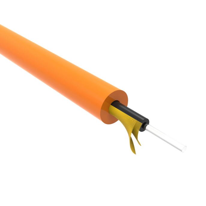 PUR simplex fiber cables