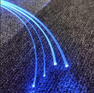 1,0 mm 1,5 mm PMMA optiskās šķiedras gala gaismas kabelis ar LED zvaigžņu gaismas rotājumiem